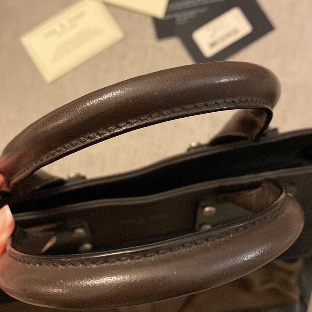 RAG & BONE Mocha Brown Small Pilot Bag - Picture 6 of 13